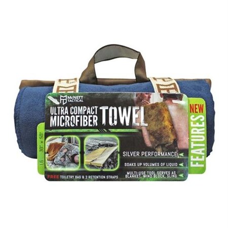 Mcnett McNett 44041 OutGo Microfiber Towel Lg Navy 44041